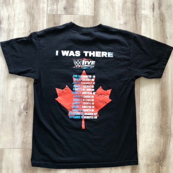 WWE Live RAW T-Shirt, 2017 Smackdown Tour, Wrestling, Mens, Med, Good Condition - Picture 5 of 8